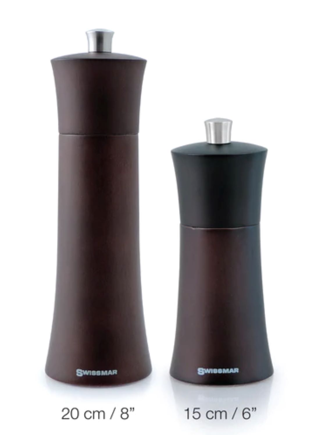 Swissmar® Torre Wood Mill Beechwood Chocolate