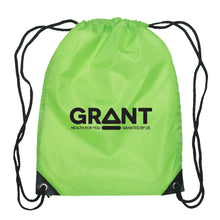 Load image into Gallery viewer, Broadway - Drawstring Backpack - 210D Polyester
