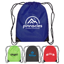 Load image into Gallery viewer, Broadway - Drawstring Backpack - 210D Polyester
