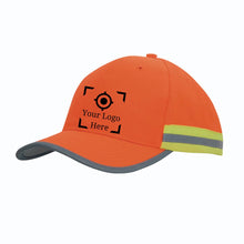 Charger l&#39;image dans la galerie, Casquette haute visibilité avec bande réfléchissante
