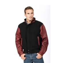 Load image into Gallery viewer, Graduate - Men&#39;s Melton and Leather Insulated Jacket
