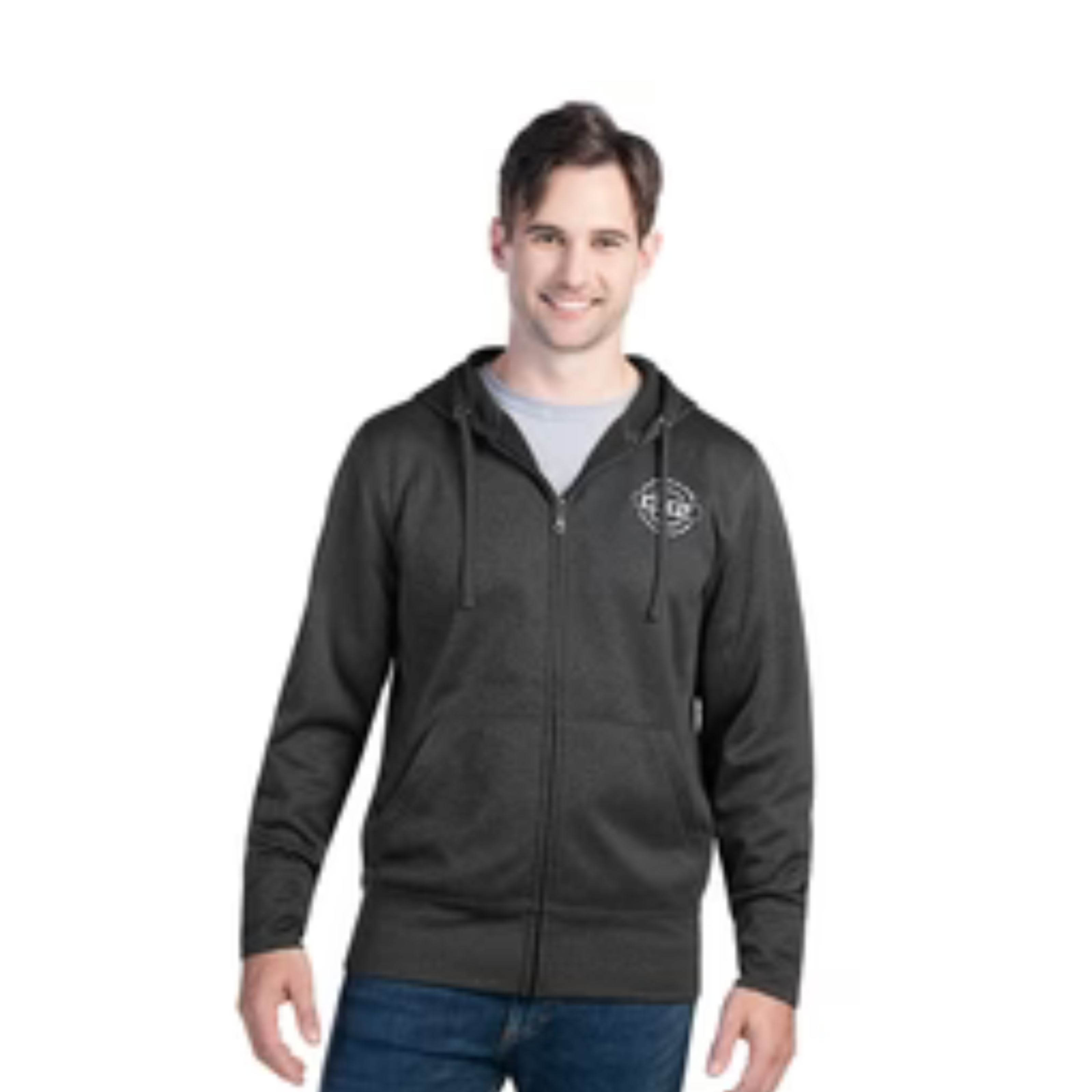 Cypress Creek - Adult Polyester Full-Zip Hooded Sweatshirt