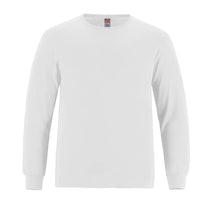 Load image into Gallery viewer, Adult Ring Spun Combed Cotton Long Sleeve Crewneck T-Shirt-Breeze
