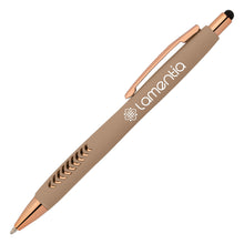 Load image into Gallery viewer, Avalon Softy Rose Gold Designer Pen w/ Stylus
