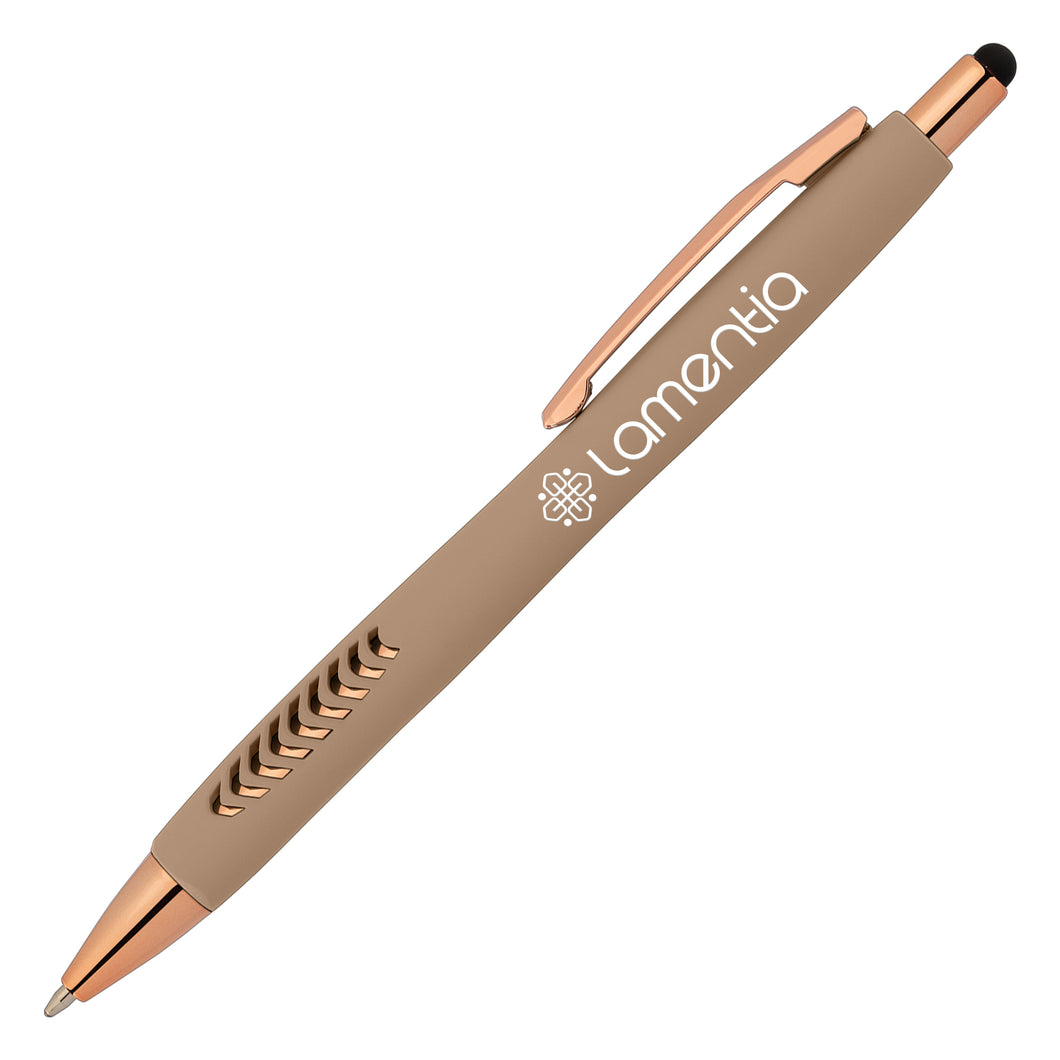 Avalon Softy Rose Gold Designer Pen w/ Stylus