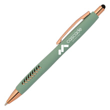 Load image into Gallery viewer, Avalon Softy Rose Gold Designer Pen w/ Stylus
