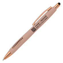 Load image into Gallery viewer, Avalon Softy Rose Gold Designer Pen w/ Stylus
