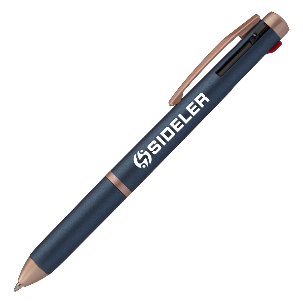Trio Rose Gold Multi-Ink Pen