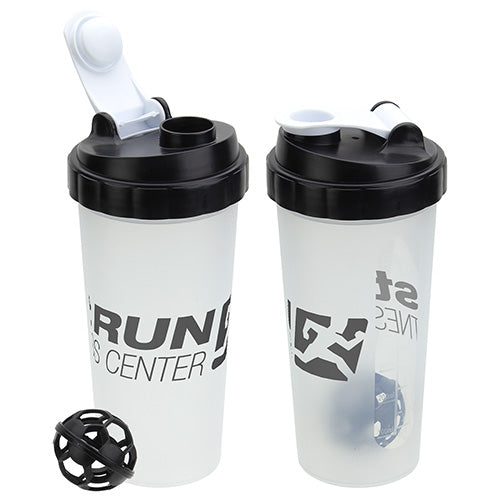 Shaker en plastique à couvercle rabattable de 59 cl