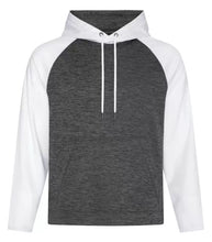 Load image into Gallery viewer, Men&#39;s Heather Fleece Two-Tone Hooded Sweatshirt
