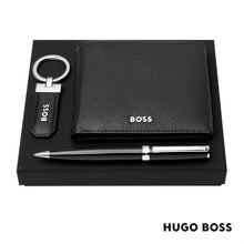 Load image into Gallery viewer, Hugo Boss® Ballpoint Pen, Key Ring &amp; Wallet Set

