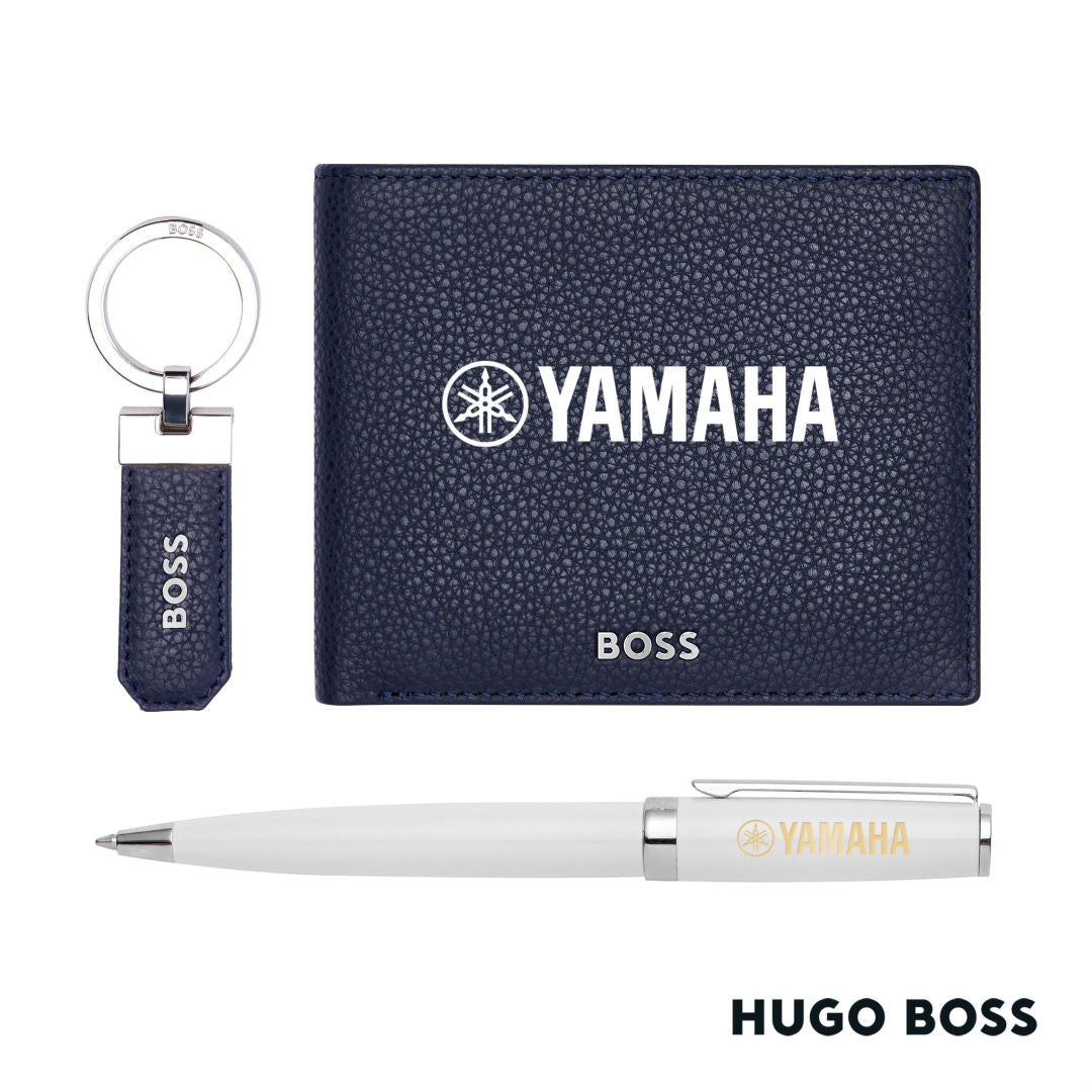 Ensemble stylo à bille, porte-clés et portefeuille Hugo Boss®