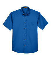 Load image into Gallery viewer, Men&#39;s Easy Blend™ Short-Sleeve Twill Shirt with Stain-Release
