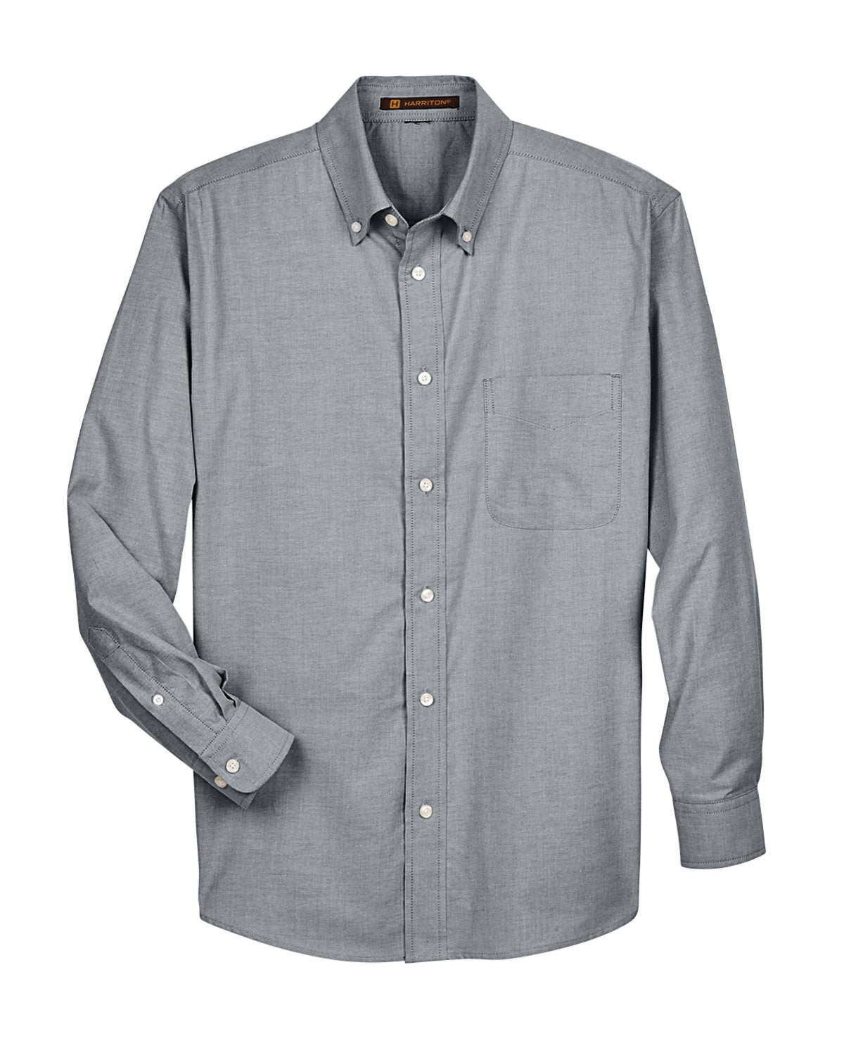 Men's Long-Sleeve Oxford with Stain-Release