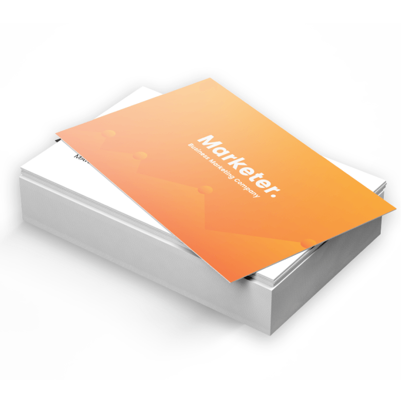 Cartes de visite à finition brillante standard