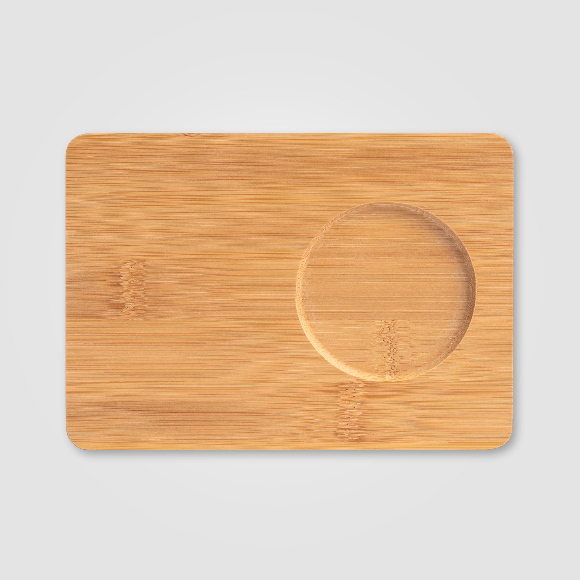 Café Duo - 11 oz. Ceramic Mug & Bamboo Board Set - Laser