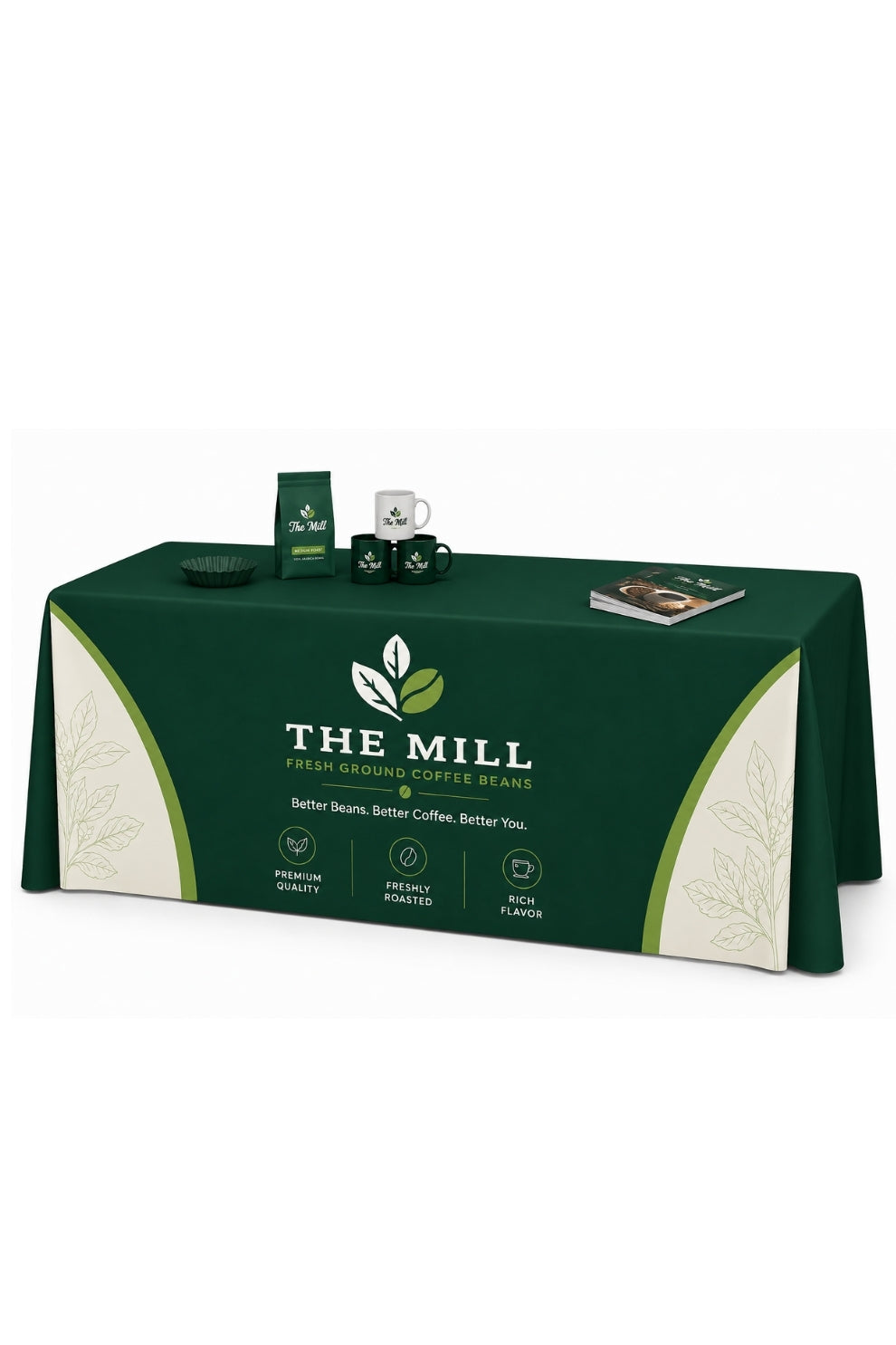 6' Standard Table Throw (Full-Color Front Only)