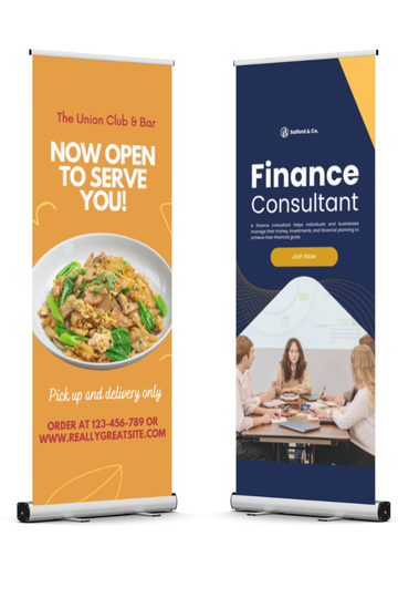 Standard Pull Up Banners
