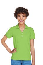 Load image into Gallery viewer, Devon &amp; Jones Ladies&#39; Pima Piqué Short-Sleeve Y-Collar Polo
