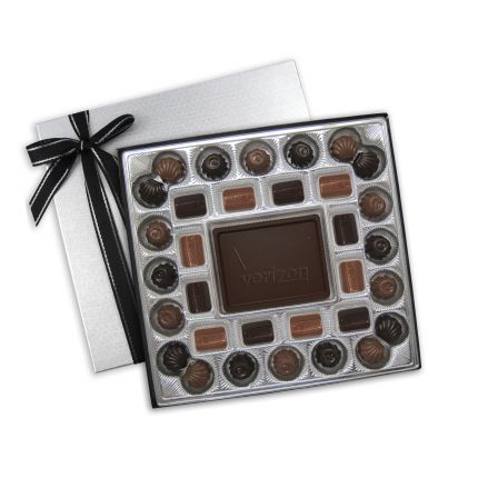 Coffret cadeau classique de délices au chocolat personnalisés
