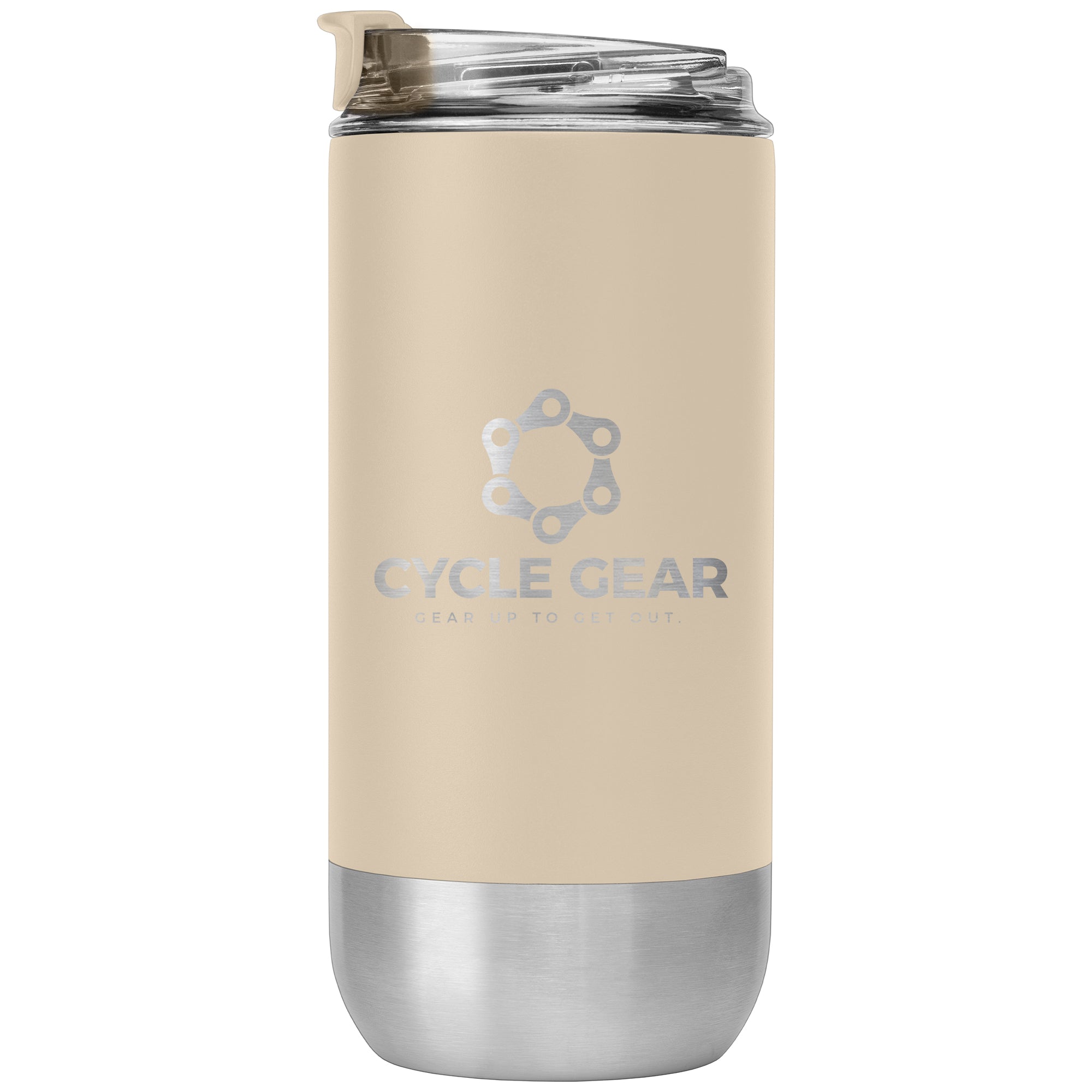 Glacier - 16 oz. Double-Wall Recycled Stainless Steel Tumbler - Laser