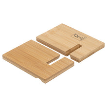 Load image into Gallery viewer, FSC® Bamboo Portable Phone Stand
