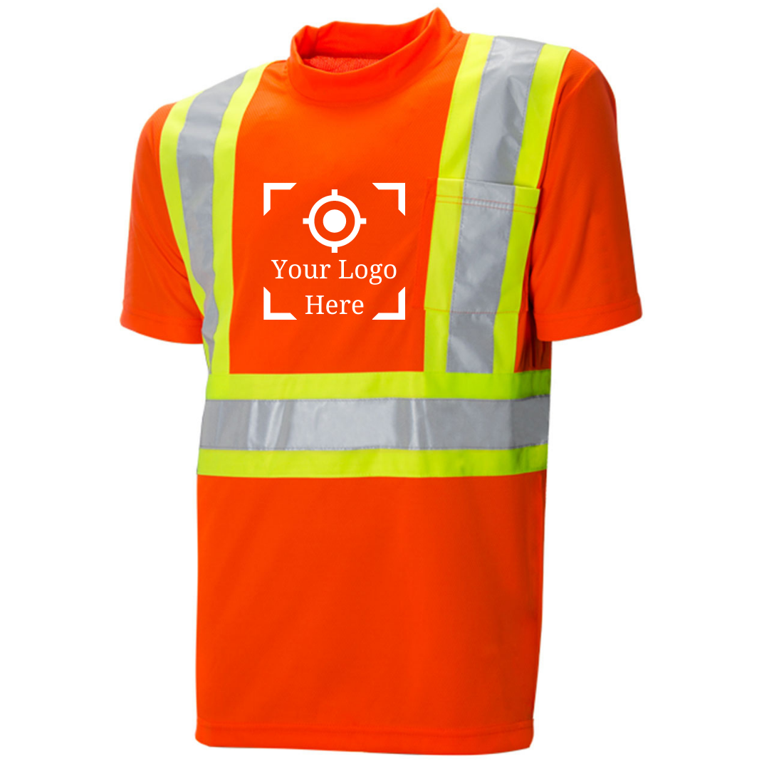 Traffic T-Shirt, Polyester, 4" Refl. Tape