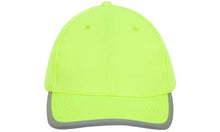 Load image into Gallery viewer, Luminescent Safety Cap with Reflective Trim
