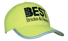 Load image into Gallery viewer, Luminescent Safety Cap with Reflective Trim
