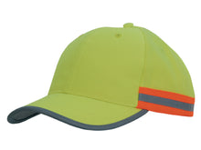 Load image into Gallery viewer, Hi Vis Cap with Reflective Tape
