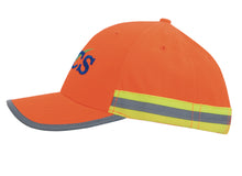 Load image into Gallery viewer, Hi Vis Cap with Reflective Tape
