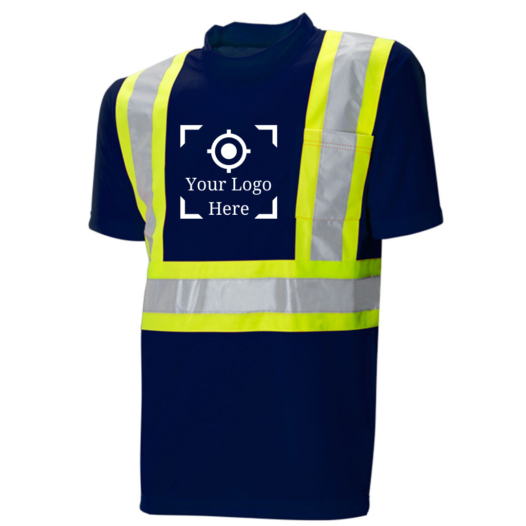 Traffic T-Shirt, Polyester, 4" Refl. Tape