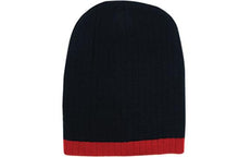 Load image into Gallery viewer, Two Tone Cable Knit Beanie - Toque
