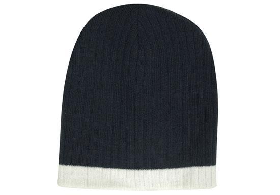 Bonnet torsadé bicolore - Toque