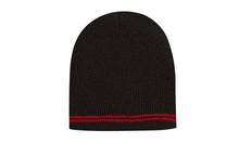 Load image into Gallery viewer, Skull Acrylic Beanie - Toque with Stripes

