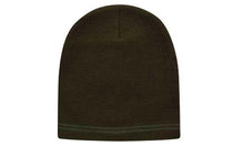 Load image into Gallery viewer, Skull Acrylic Beanie - Toque with Stripes
