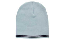 Load image into Gallery viewer, Skull Acrylic Beanie - Toque with Stripes
