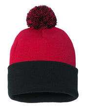 Load image into Gallery viewer, Pom-Pom  12&quot; Knit Beanie

