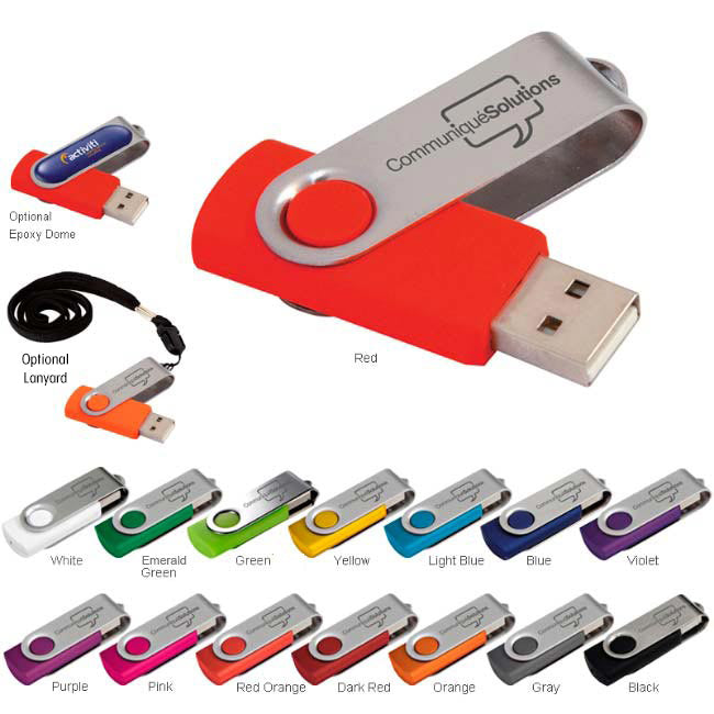 16 GB Folding USB 2.0  Flash Drive