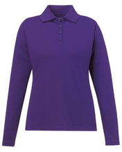 Load image into Gallery viewer, Core 365 Ladies&#39; Pinnacle Performance Long-Sleeve Piqué Polo

