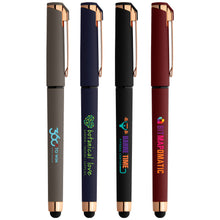 Load image into Gallery viewer, Islander Softy Rose Gold Gel Pen w/ Stylus - ColorJet
