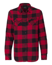 Charger l&#39;image dans la galerie, Women&#39;s Long Sleeve Flannel Shirt - Klean Hut
