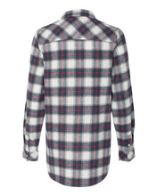 Load image into Gallery viewer, Women&#39;s Long Sleeve Flannel Shirt - Klean Hut
