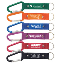 Load image into Gallery viewer, Strap Happy Carabiner Keychain
