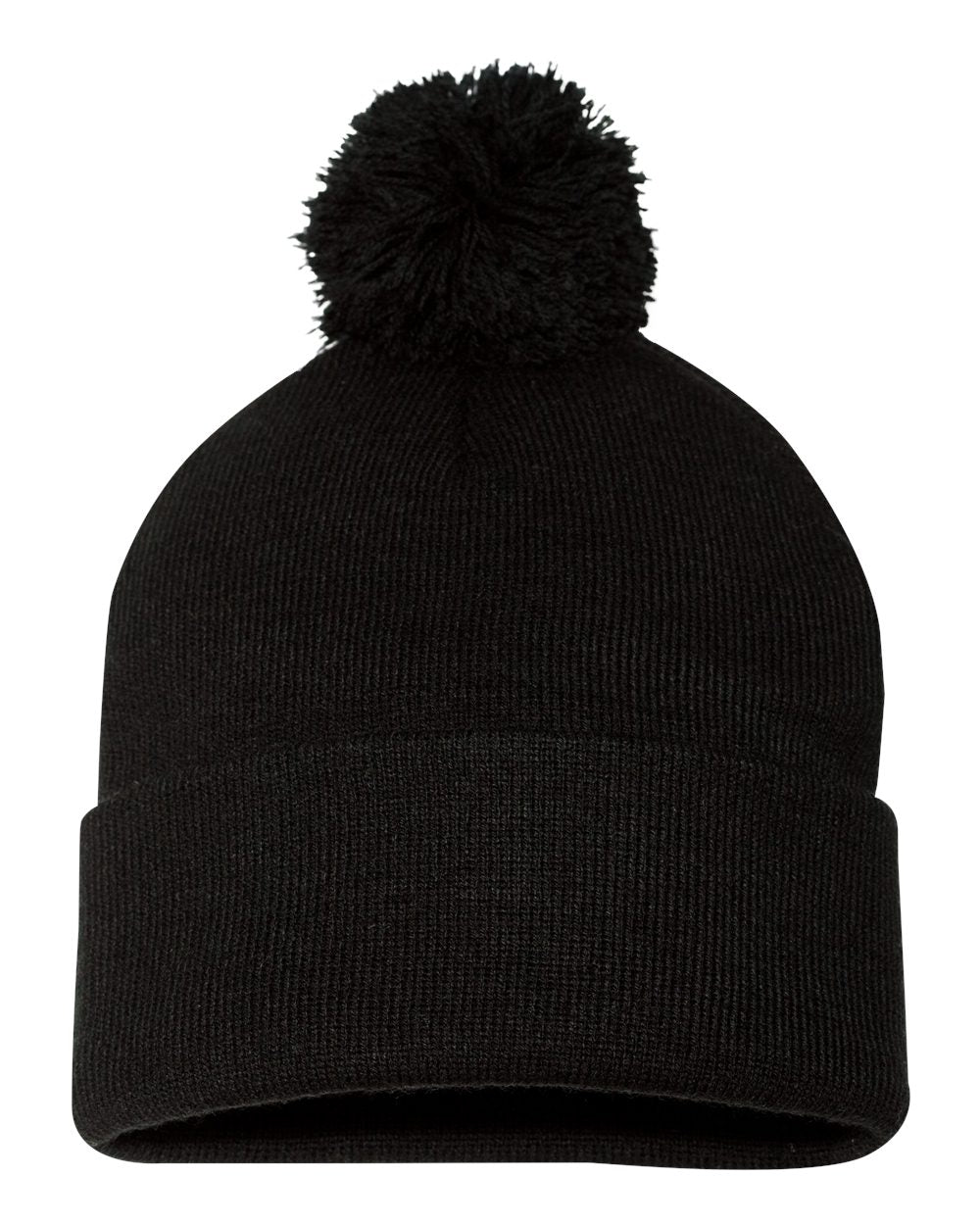 Pom-Pom  12" Knit Beanie