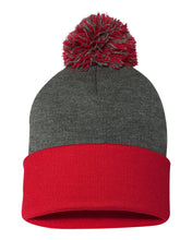 Load image into Gallery viewer, Pom-Pom  12&quot; Knit Beanie
