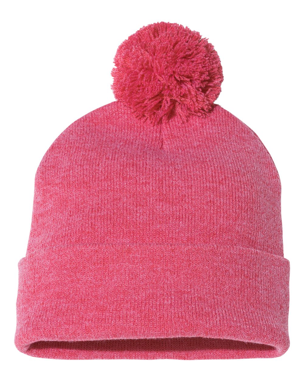 Pom-Pom  12" Knit Beanie