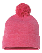 Load image into Gallery viewer, Pom-Pom  12&quot; Knit Beanie

