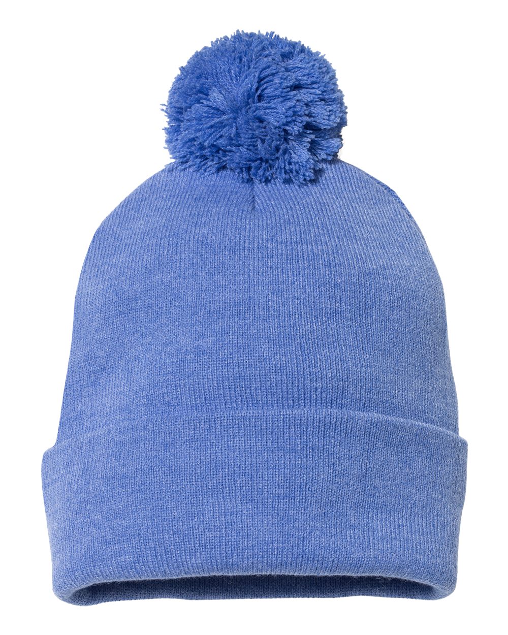 Pom-Pom  12" Knit Beanie
