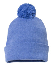Load image into Gallery viewer, Pom-Pom  12&quot; Knit Beanie
